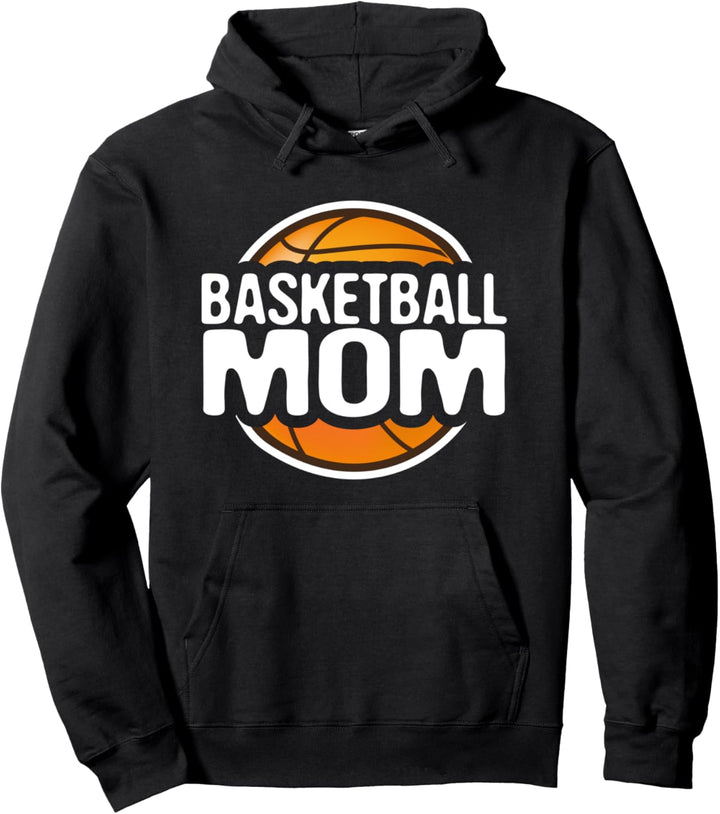 Basketball mom cool graphic design for supportive mom Pullover Hoodie