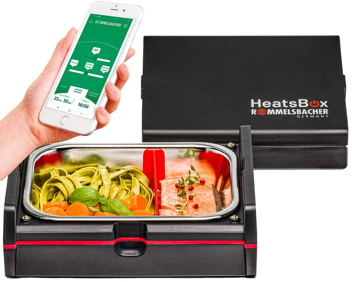 Rommelsbacher Elektrisch beheizbare Lunchbox HB 100 Heatsbox - zum Erhitzen von Speisen, Zeitvorwahl