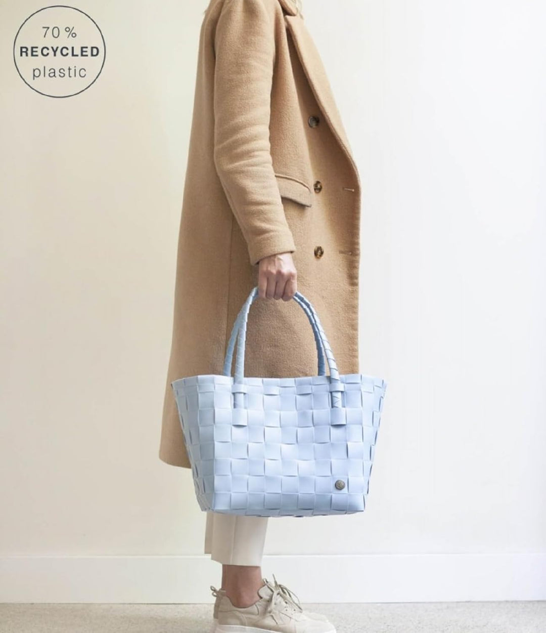 Handed By [W] Paris Shopper Fat Strap Faded Blue Size S
