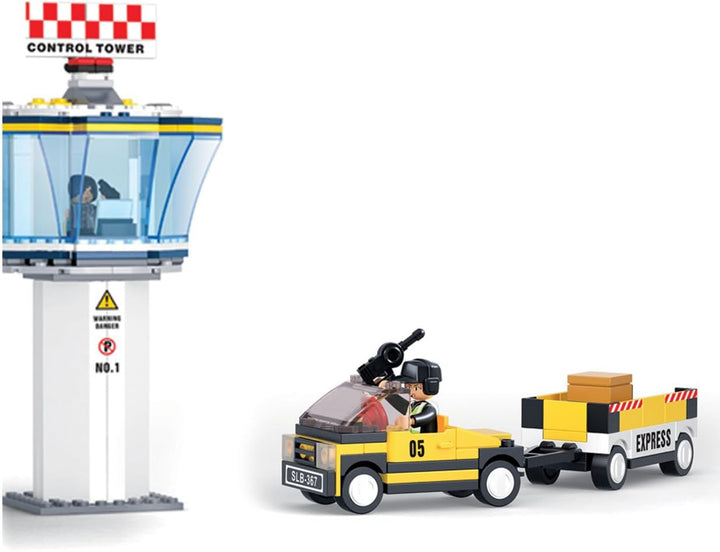 Sluban M38-B0367 M38-B0367-Baukasten-Luffahrt-Flughafen, Mehrfarbig