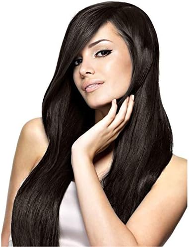 hair2heart Microring Extensions Echthaar Gewellt - 50 Strähnen 1g 40cm 4/0 mittelbraun 50 Strähnen 4