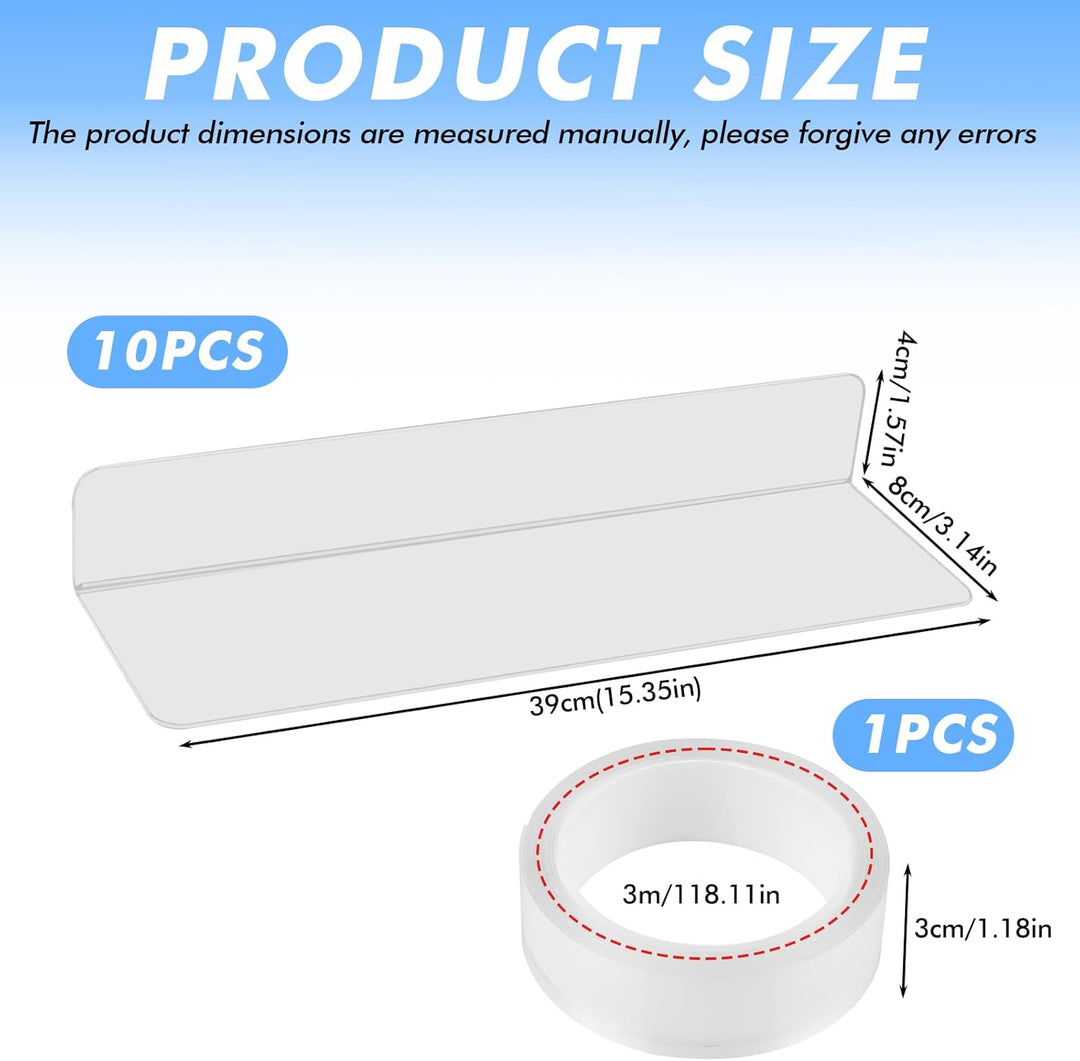 10Pcs Spielzeugblocker für Möbel mit Klebeband: 39 x 4 x 8 cm Spielzeugblocker Couch, Spielzeug Bloc