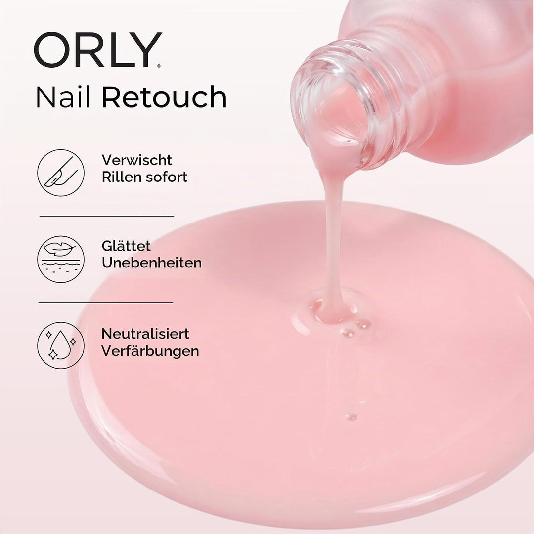 Orly Nail Retouch Smooth &amp; Blur Effect for Nails | Nail Treatment + Nail Color Hybrid | Airbrush Eff