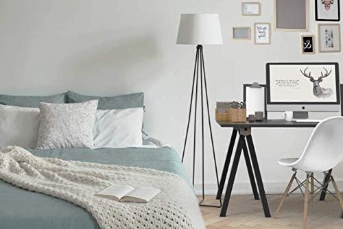 Nordlinger Aspen Designbock, gebeiztes Holz, Metall