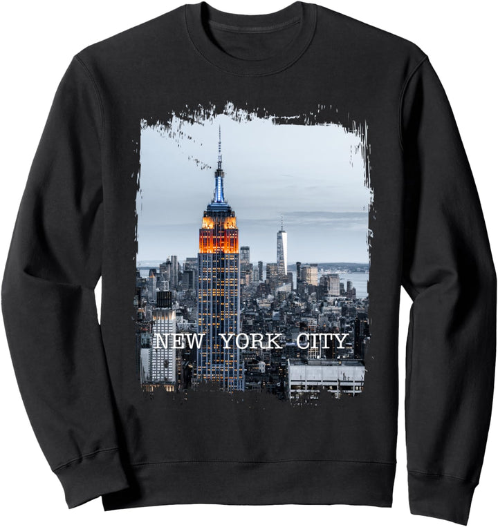 Enjoy Herren Damen Kinder Cool New York City Skyline Graphic Sweatshirt