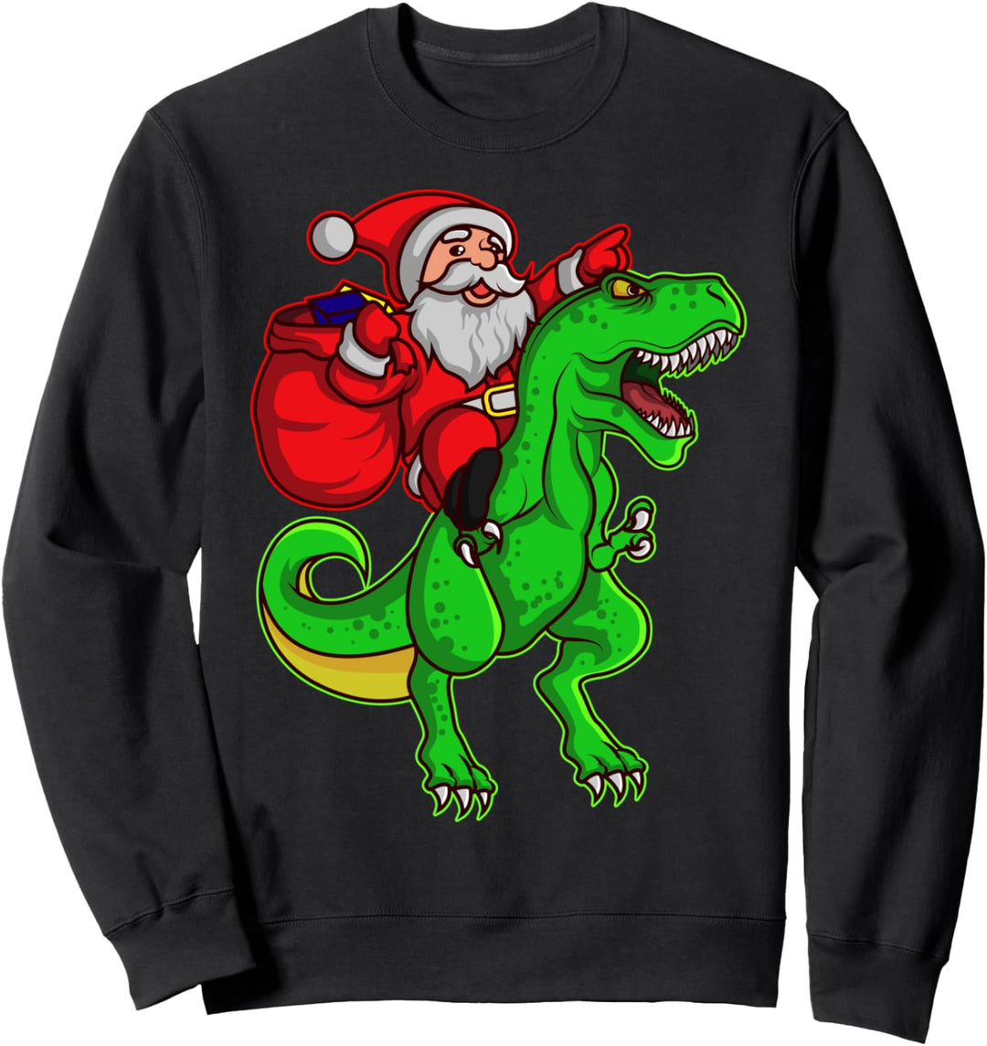 UGLY CHRISTMAS Sweater TREX Geschenk T REX Dino für Papa Sweatshirt
