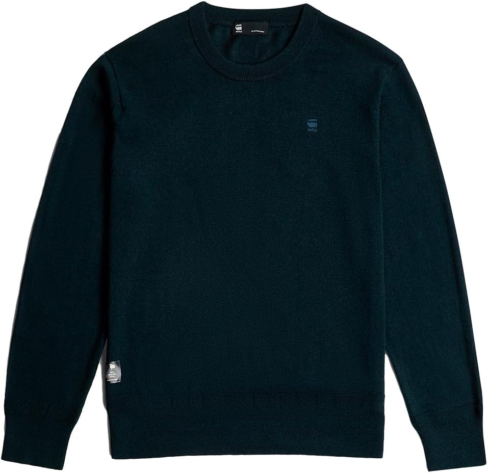 G-STAR Herren Premium Core Knitted Sweater XS Blau (Salute D25174-d847-c742), XS Blau (Salute D25174