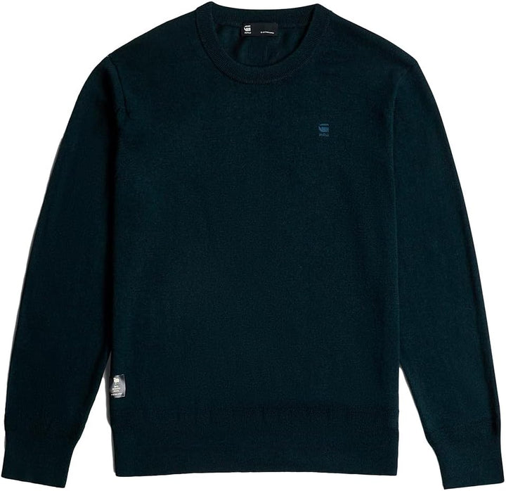 G-STAR Herren Premium Core Knitted Sweater XS Blau (Salute D25174-d847-c742), XS Blau (Salute D25174