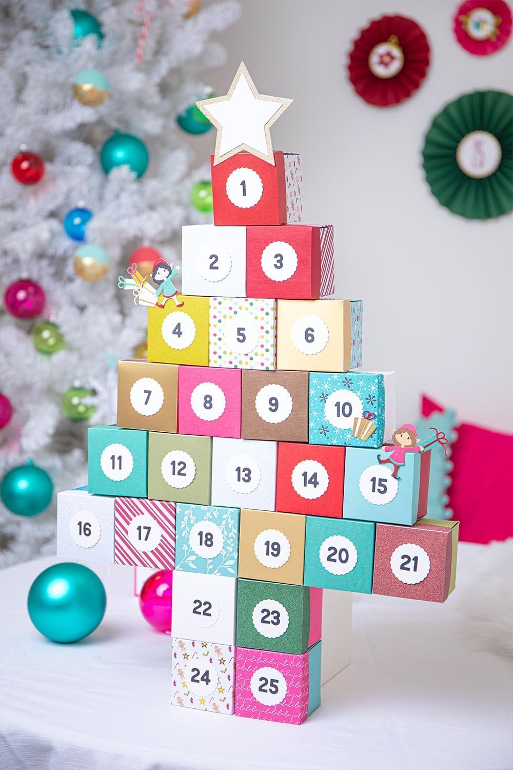 Sizzix Scoring Board & Trimmer (30 cm x 30 cm) | Werkzeug zum Erstellen von Umschlägen, 3D-Boxen, Zu