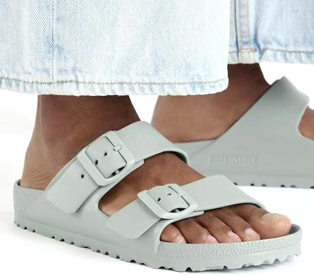 Birkenstock Kids Arizona Unisex-Kinder Pantoletten 37 EU Pure Sage, 37 EU Pure Sage