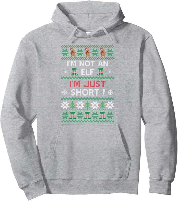 Christmas Kein Elf bin Klein Ugly Xmas Spruch Geschenkidee Pullover Hoodie