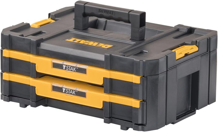 DEWALT DWST17804 TSTAK IV Doppel-Schubladen Koffer mit 2 Schubladen, Koffer mit 2 Schubladen