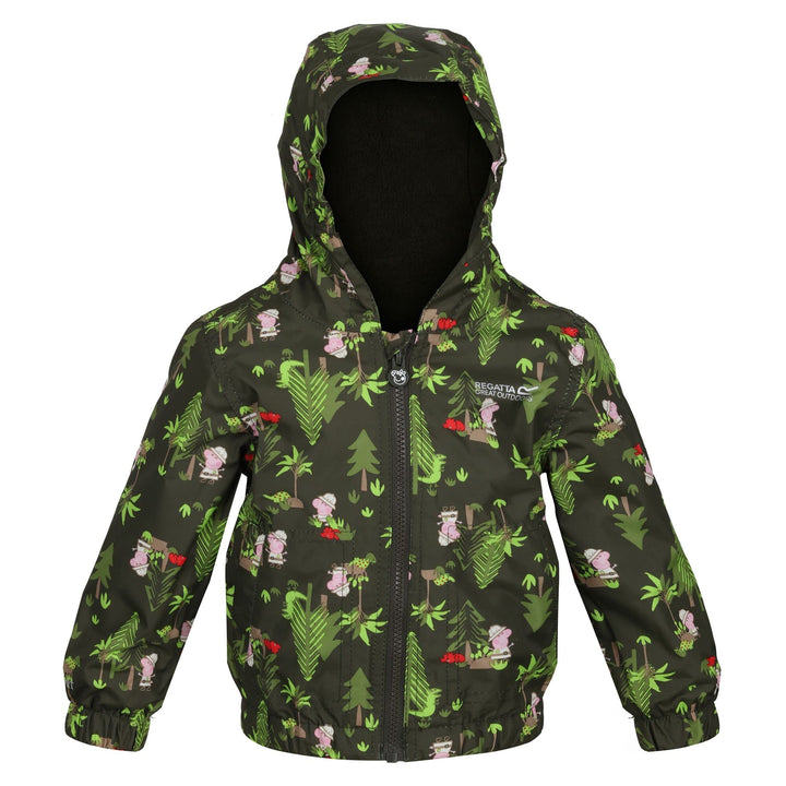 Regatta Unisex Kinder Peppa Muddy Puddle Jacket 12 Monate Dark Khaki, 12 Monate Dark Khaki
