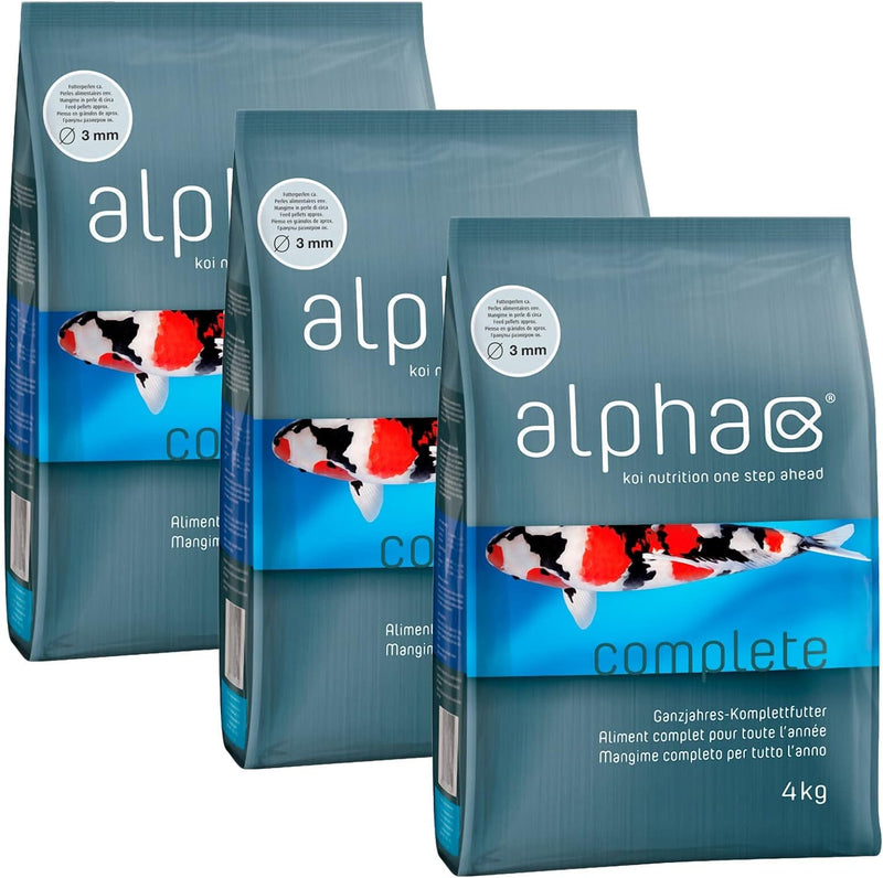 KOIFUTTER Alpha Complete 3mm - koinutrition one Step Ahead - Schwimmfutter Ganzjahresfutter für Koi