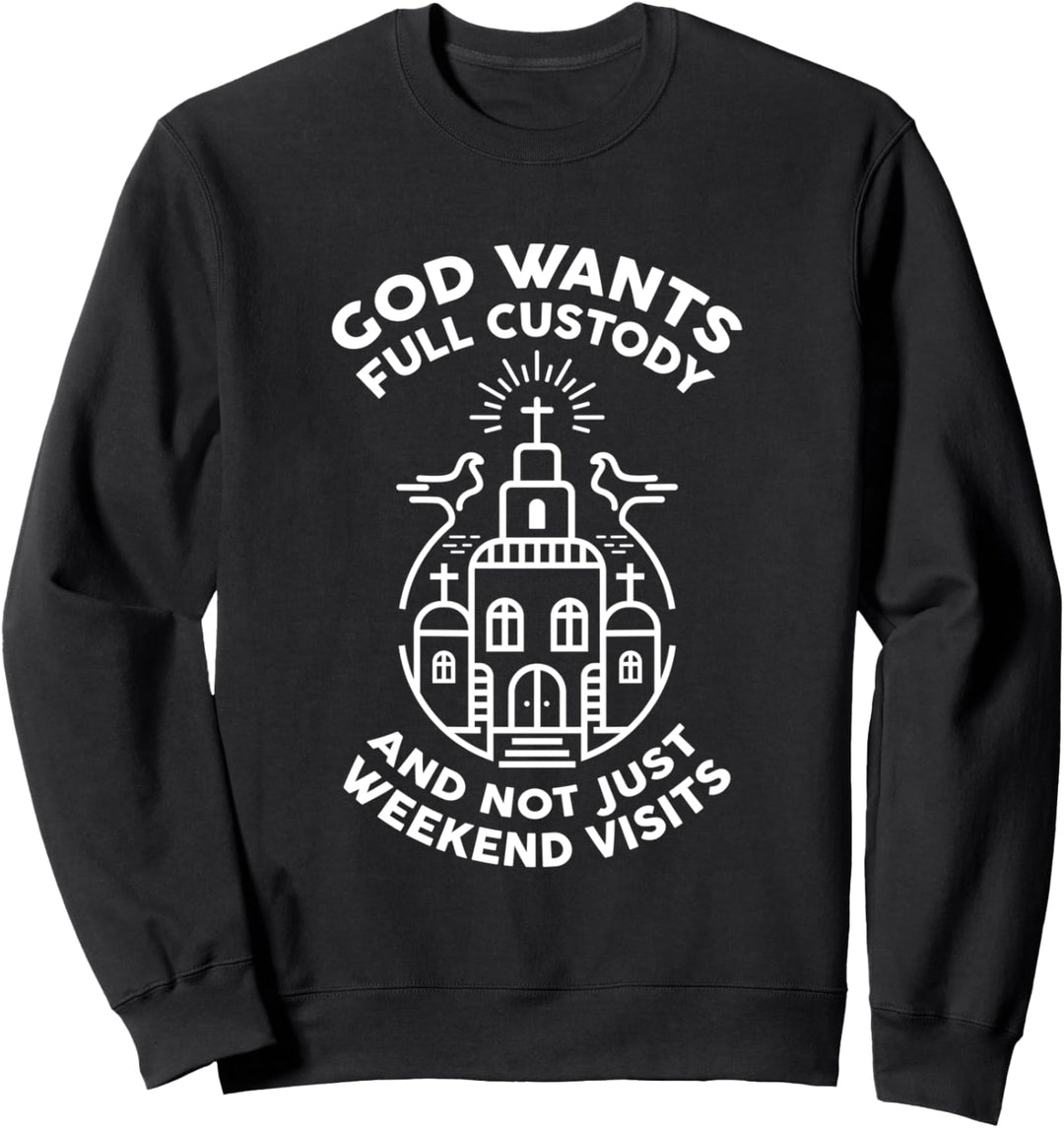 Religiöser Feiertag, christlicher Gott, Kongregation, volle Kustodie Sweatshirt