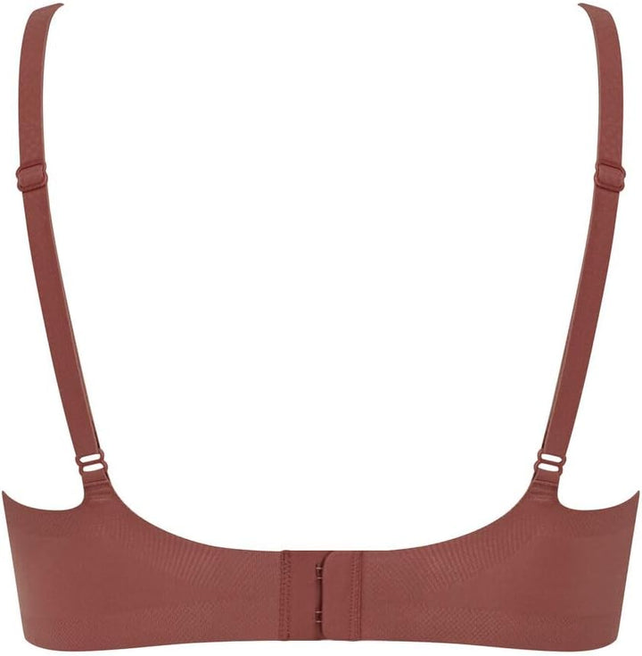 Sloggi Damen Bügelloser BH Zero Feel 2.0 Ultra Bra XL Burnt Henna, XL Burnt Henna