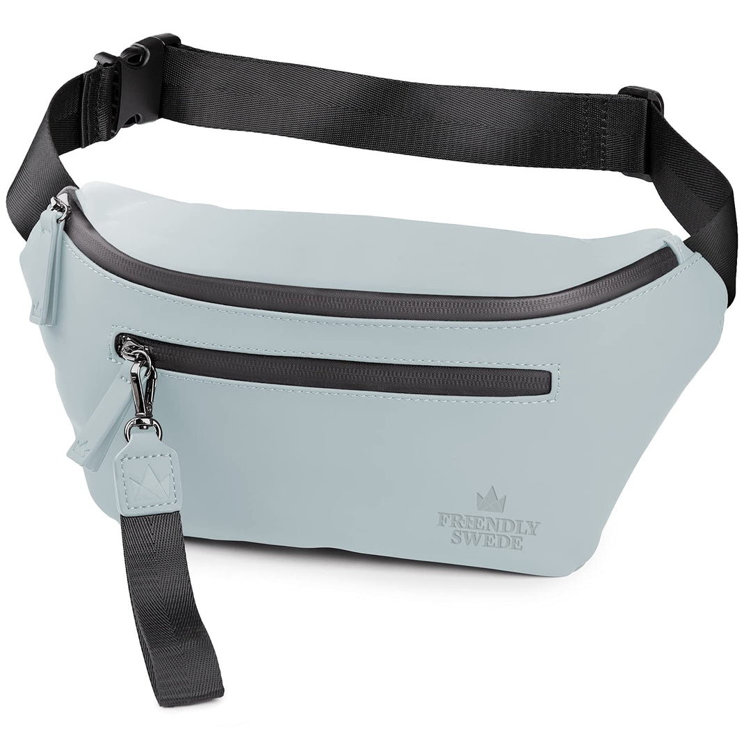 The Friendly Swede Bauchtasche Damen, Herren - Stylisch Gürteltasche Fanny Pack, Hüfttasche, Waist B
