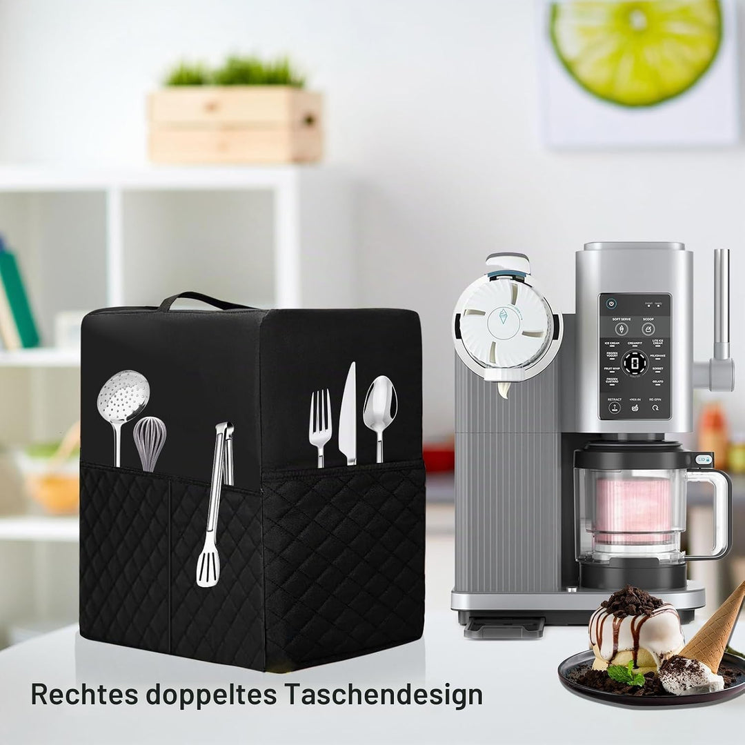 Abdeckung für Ninja Creami NC701EU,für Ninja Eismaschine Zubehör, Staubschutz Schutzhülle Wasserdich