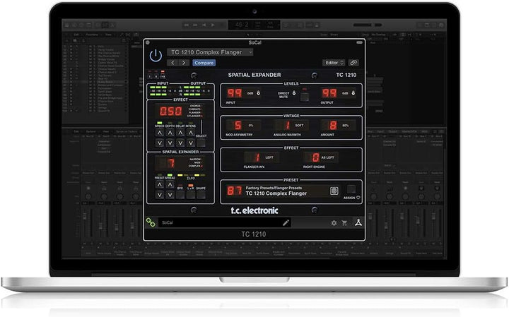 TC Electronic TC1210-DT Einzigartiges Spatial-Expander-Plug-in mit optionalem Hardware-Controller un