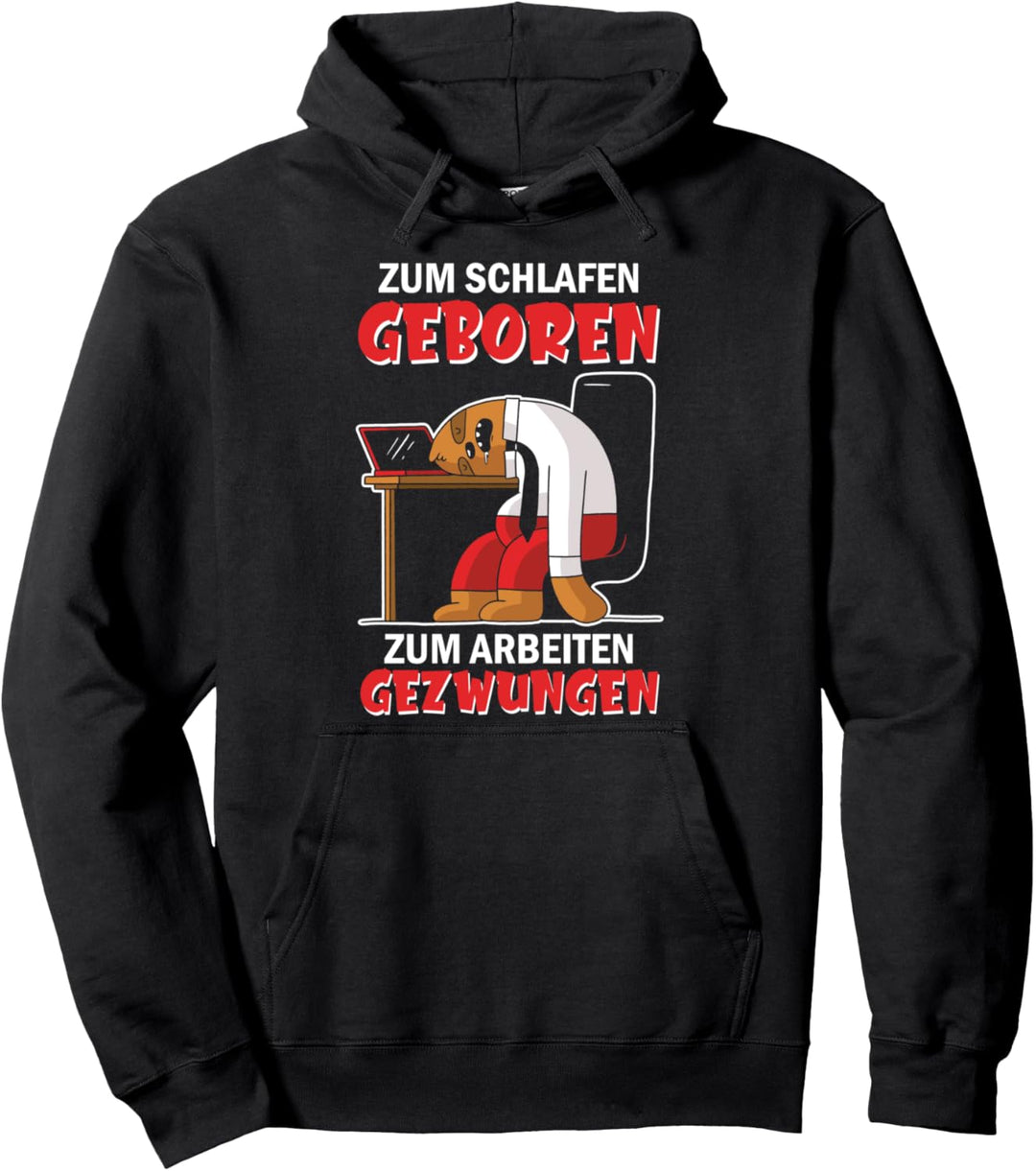 Büro Arbeit Kollege Sarkastiischer Spruch Sprüche Faultier Pullover Hoodie