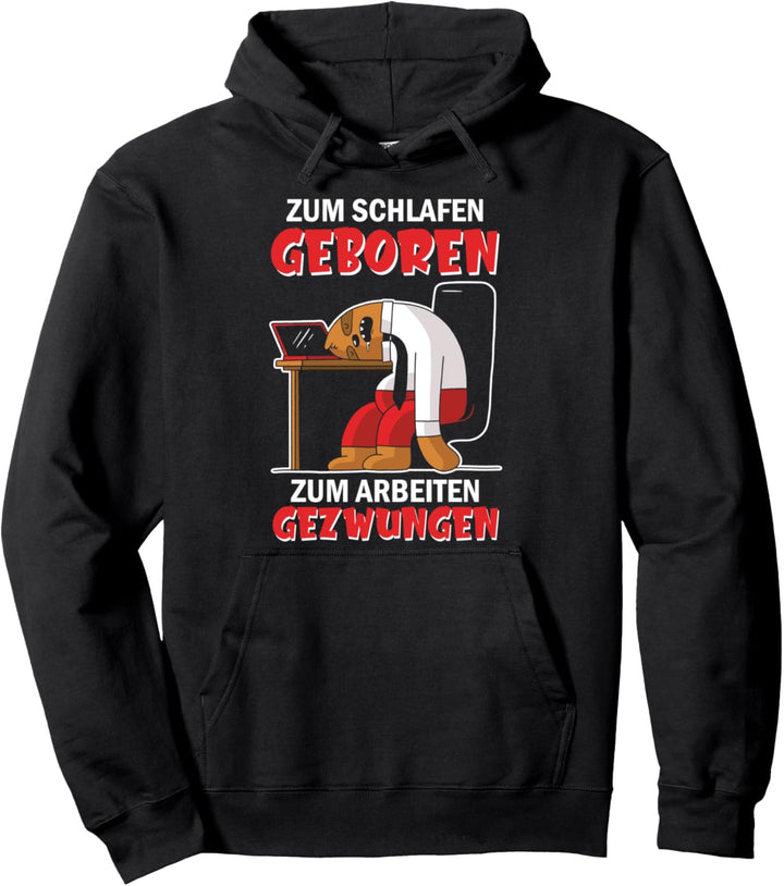 Büro Arbeit Kollege Sarkastiischer Spruch Sprüche Faultier Pullover Hoodie