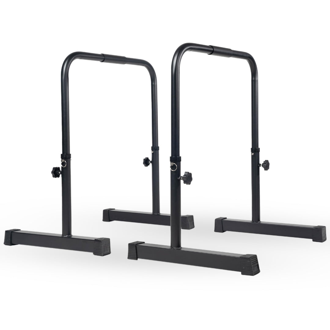 MATCHU - Verstellbare Dip Barren - Parallettes - Verstellbar in 75, 82, 89, 96 und 103 cm - 2er Set