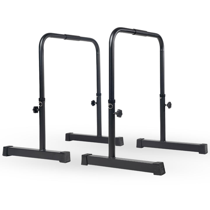 MATCHU - Verstellbare Dip Barren - Parallettes - Verstellbar in 75, 82, 89, 96 und 103 cm - 2er Set
