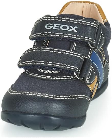 Geox Jungen B Elthan Boy A Erste Schritte, Navy Dk Yellow