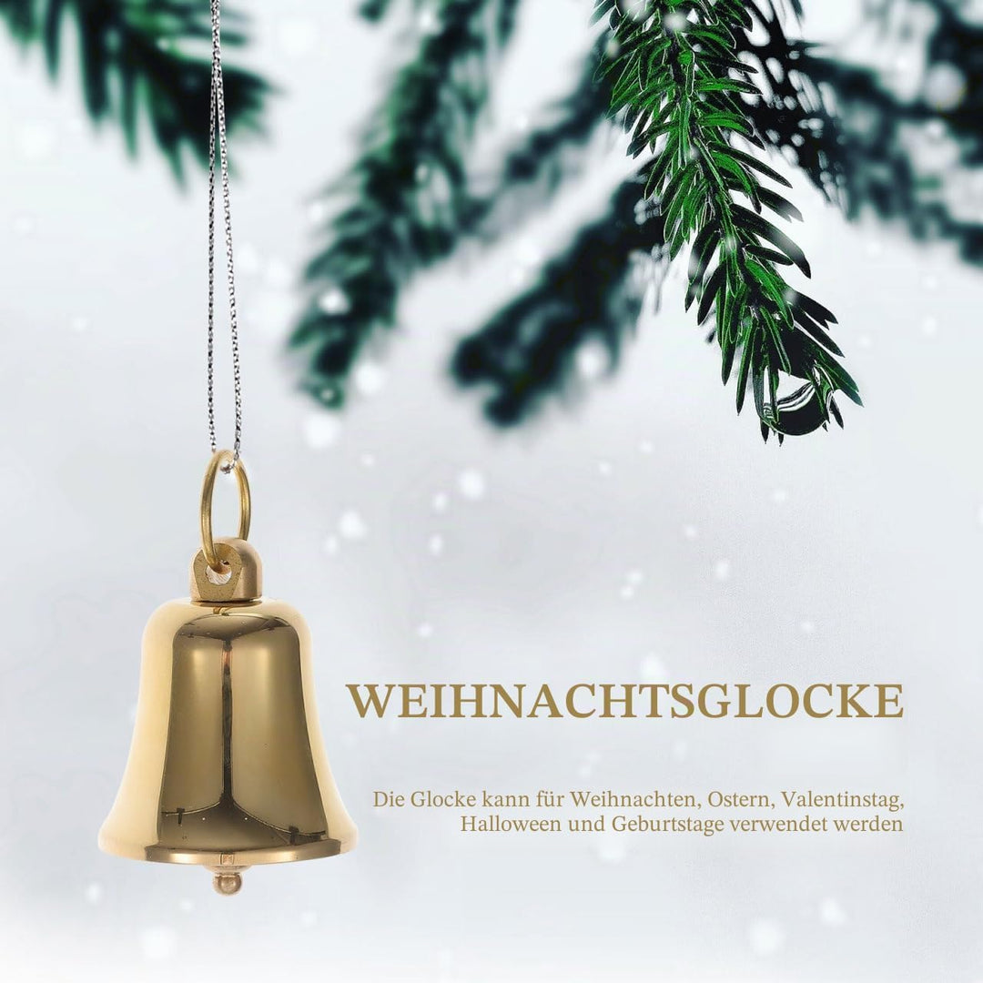 Vintage Bell Anhänger Messing Glocke Zum Aufhängen Für Windspiel Deko Weihnachten DIY Handwerksglock