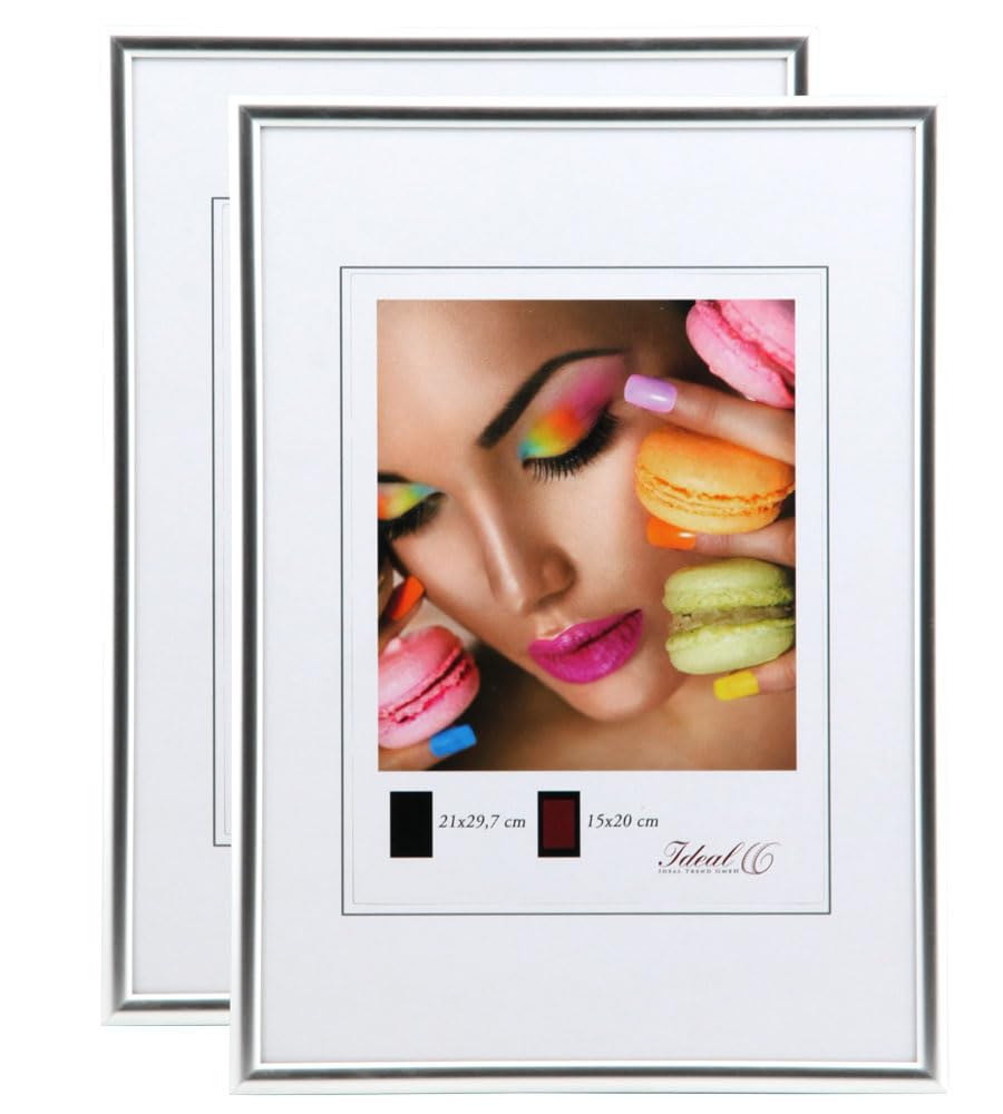 IDEAL TREND New Lifestyle Set Bilderrahmen Wanddeko Collage Poster Rahmen 2er 3er 5er Pack: Farbe: 2