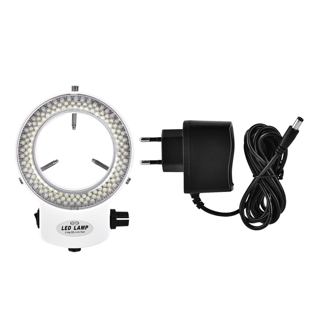 Mikroskop Kamera 144 LED Perlen Lichtquelle Helligkeit einstellbar Ringlampe(#01)