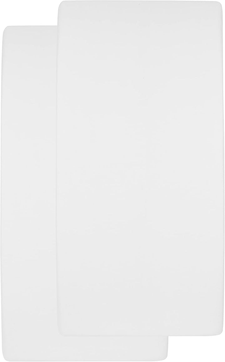 Meyco Baby Molton Stretch Spannbettlaken - 2er Pack - 50x90cm - wasserabsorbierender Matratzenschone