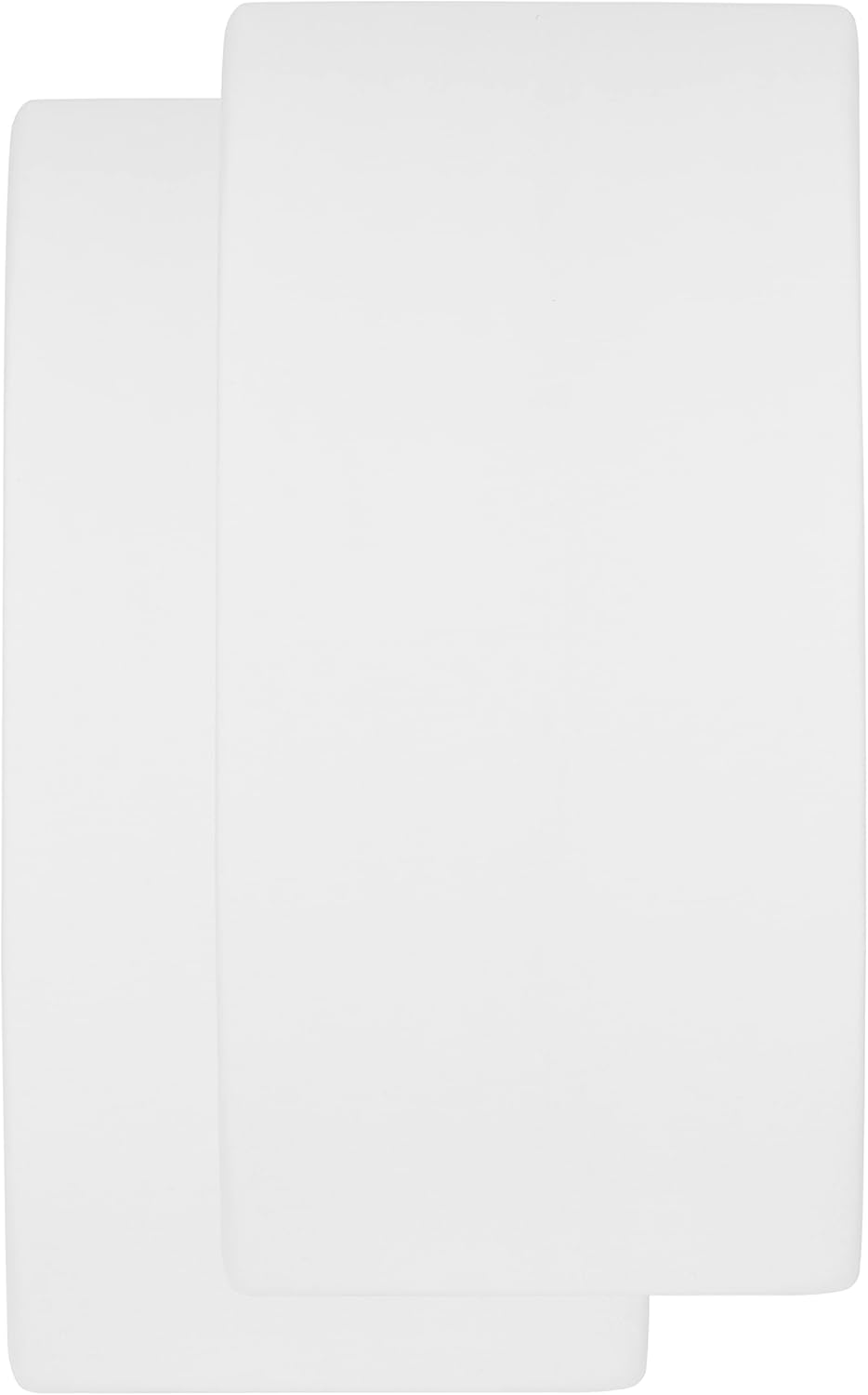 Meyco Baby Molton Stretch Spannbettlaken - 2er Pack - 50x90cm - wasserabsorbierender Matratzenschone
