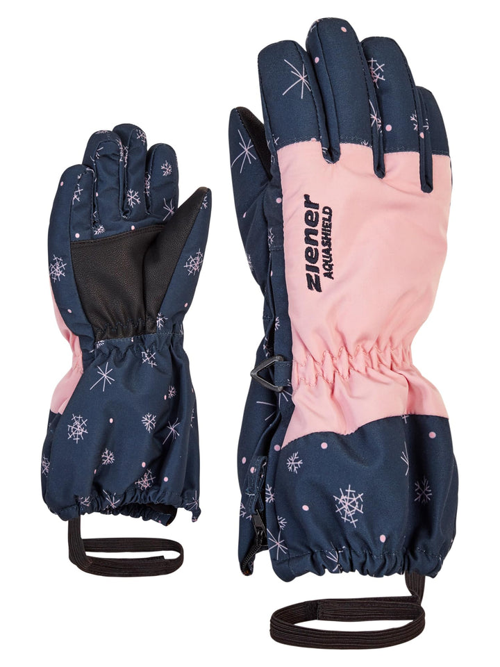 Ziener Unisex – Babys Levio Ski-Fäustling/Wintersport | wasserdicht, atmungsaktiv 92cm snowcrystal p