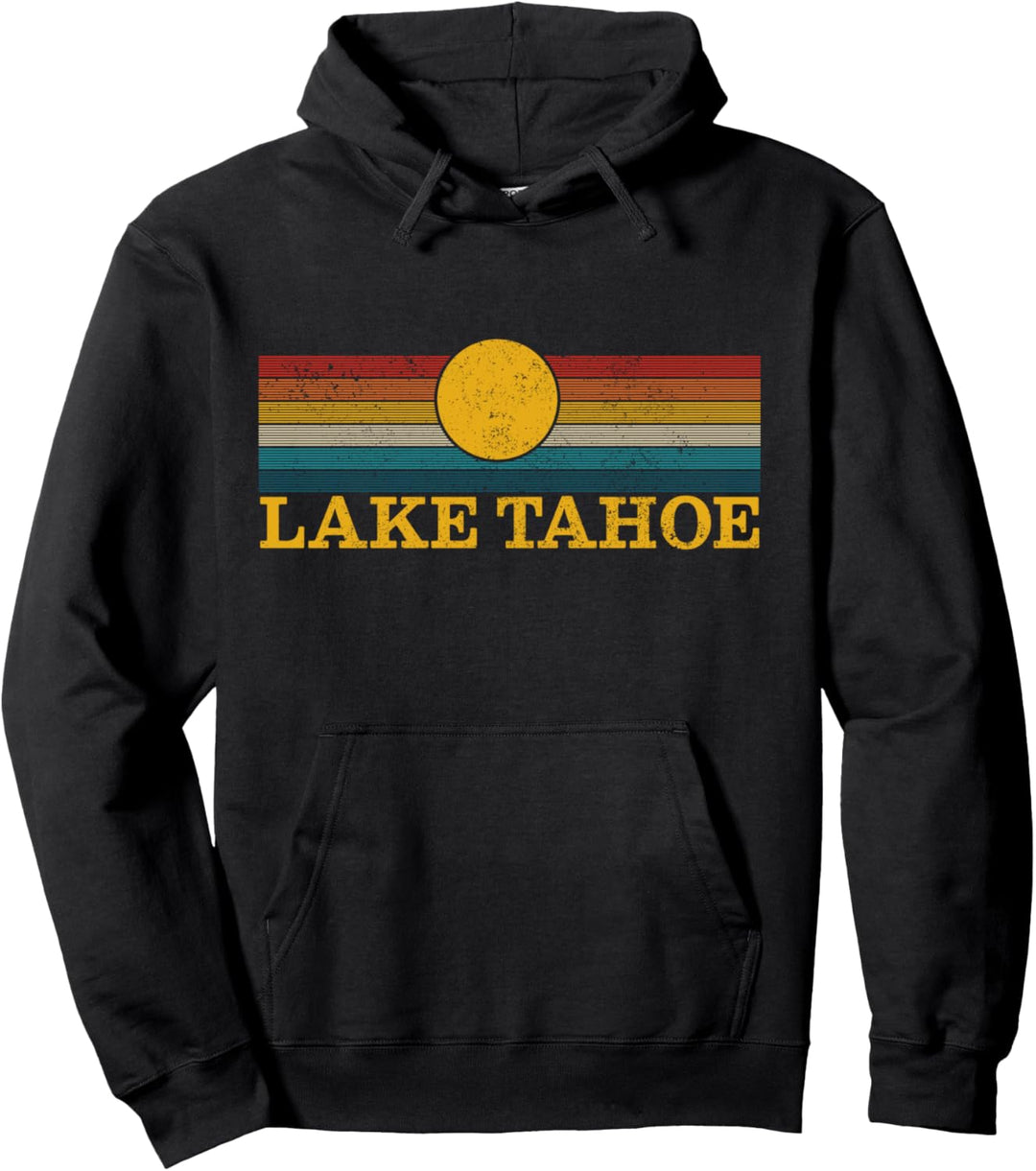 Lake Tahoe Kalifornien California USA Vintage Souvenir Pullover Hoodie