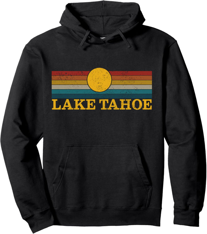 Lake Tahoe Kalifornien California USA Vintage Souvenir Pullover Hoodie