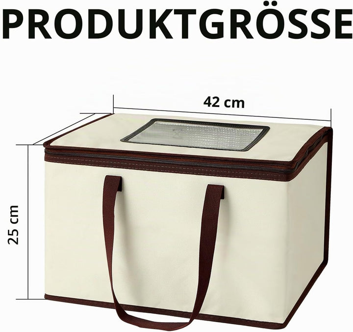 Brot Gärbox mit Heizung, Brot Gärbox Sauerteig Brot Gärschrank 35L Faltbare Teiggärbox mit Einstellb