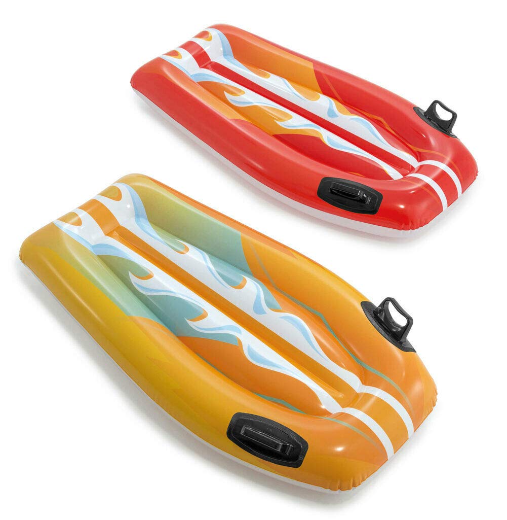 Intex Joy Rider - Aufblasbarer Wellenreiter - Rot + Gelb Rot + Gelb 2, Rot + Gelb 2