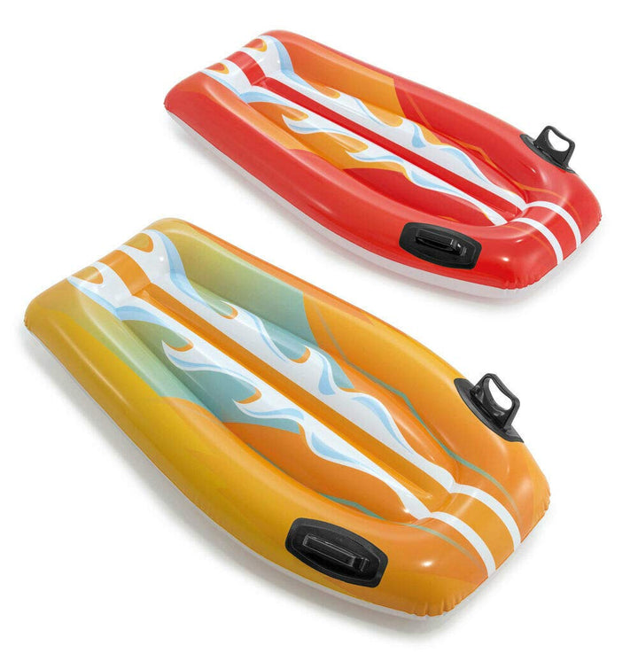 Intex Joy Rider - Aufblasbarer Wellenreiter - Rot + Gelb Rot + Gelb 2, Rot + Gelb 2