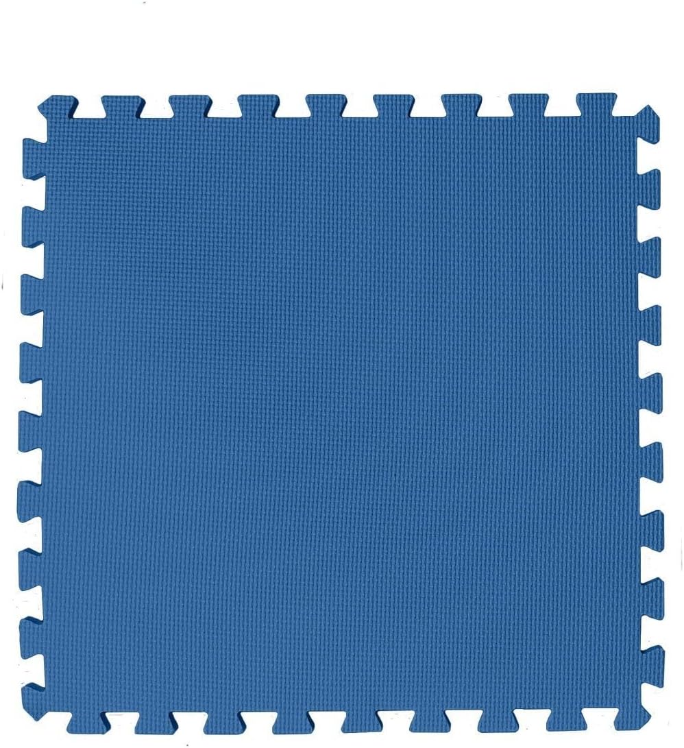 JARDIN202 Puzzlematte für Fitness- und Fitnessböden, Gummischutz, 60 x 60 cm, rutschfeste Matte bunt