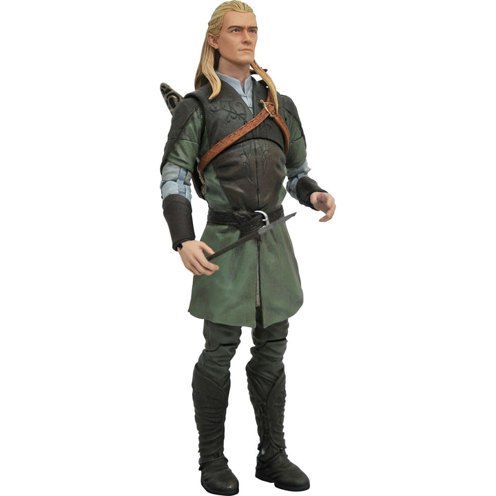 Diamond Select Toys FEB208569 Dwarf,Elf Legolas Action Figur 18Cm, Mehrfarbig