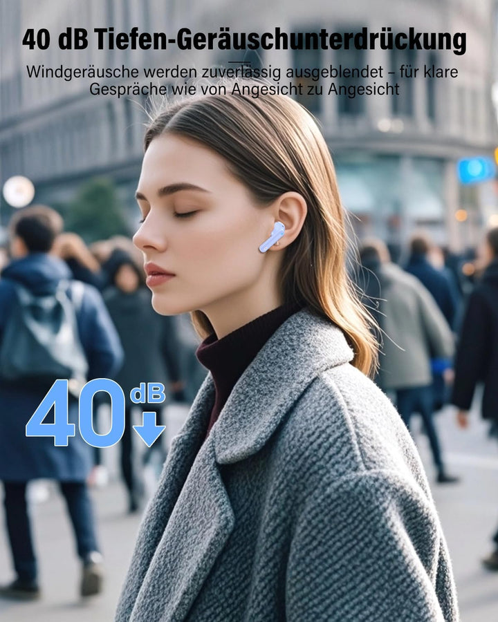 Btootos Bluetooth Kopfhörer, Kopfhörer Kabellos Bluetooth 5.4 mit App Sport In Ear Kopfhörer, Wirele