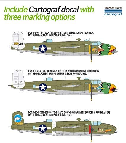 Academy ACA12328 Theatre 1:48-USAAF B-25D Pacific Theater, Verschieden