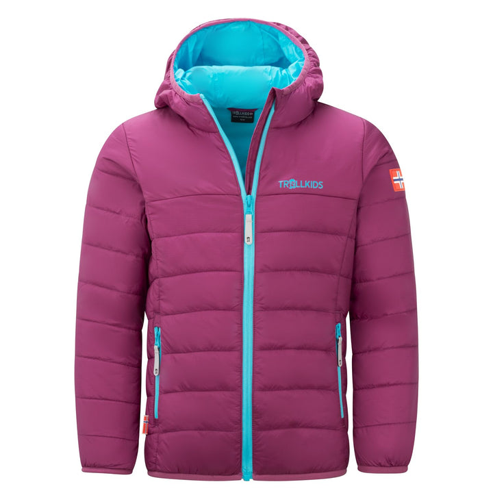 Trollkids Kids Eikefjord Jacket Bright Berry 104, Bright Berry 104