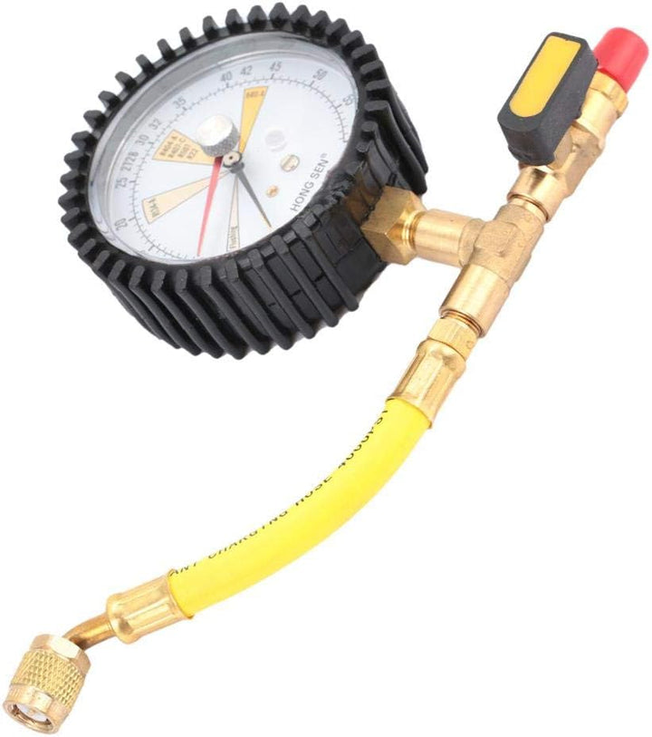 Nimoa Manometer Kältetechnik, Druckmessgeräte Klimaanlage Kältetechnik Stickstoffdruckprüfgerät Druc