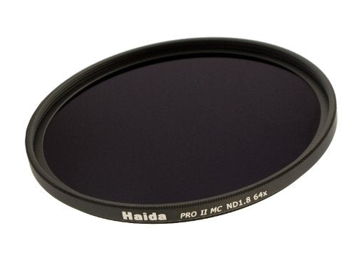 Haida PRO II Serie MC (mehrschichtvergütet) Neutral Graufilter ND64 - 72mm - Inkl. Cap mit Innengrif