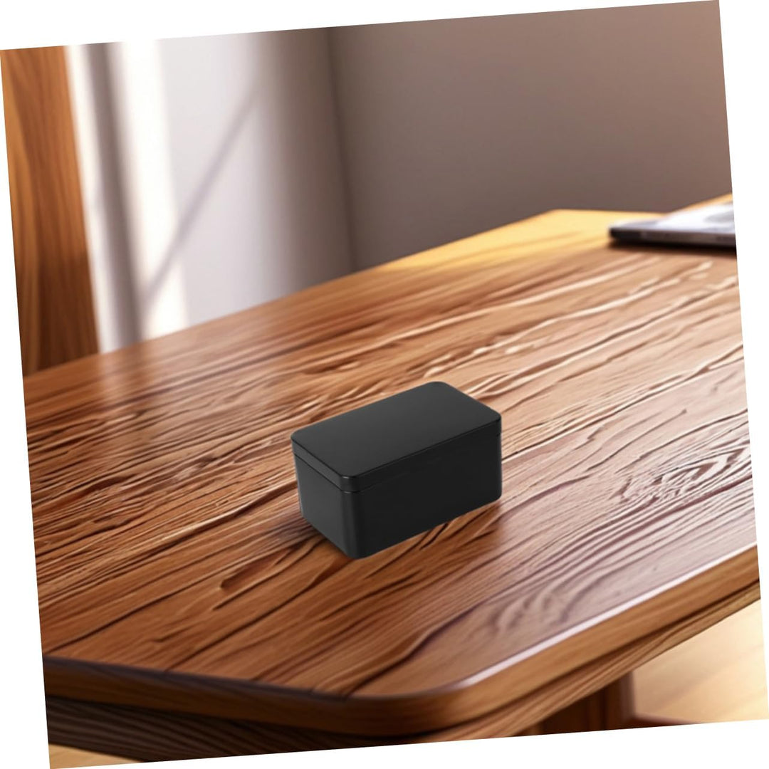 2stücke Kleine Rechteckige Metalldosen Mit Deckel Dekorative Aufbewahrungsbox Für Tee Kekse Und Klei