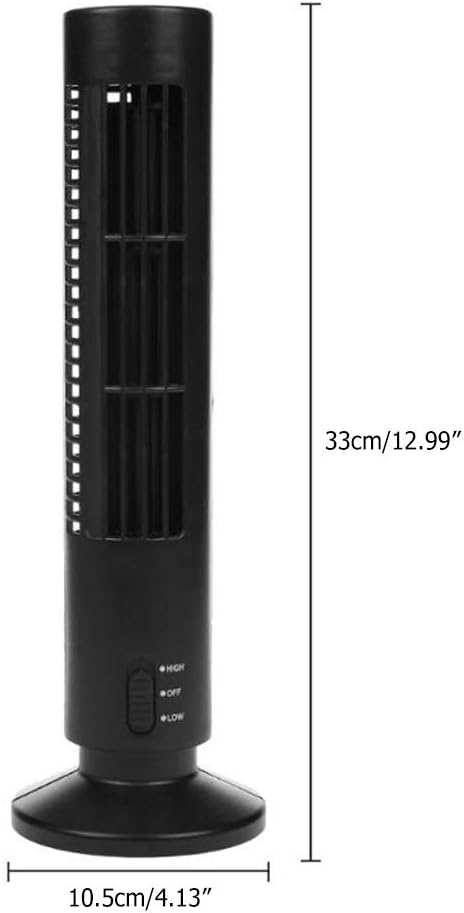 Tragbarer Luftkühler, Vertikaler Blattloser Lüfter, USB-Desktop-Klimaanlagenlüfter, Mini-Kühlturmlüf