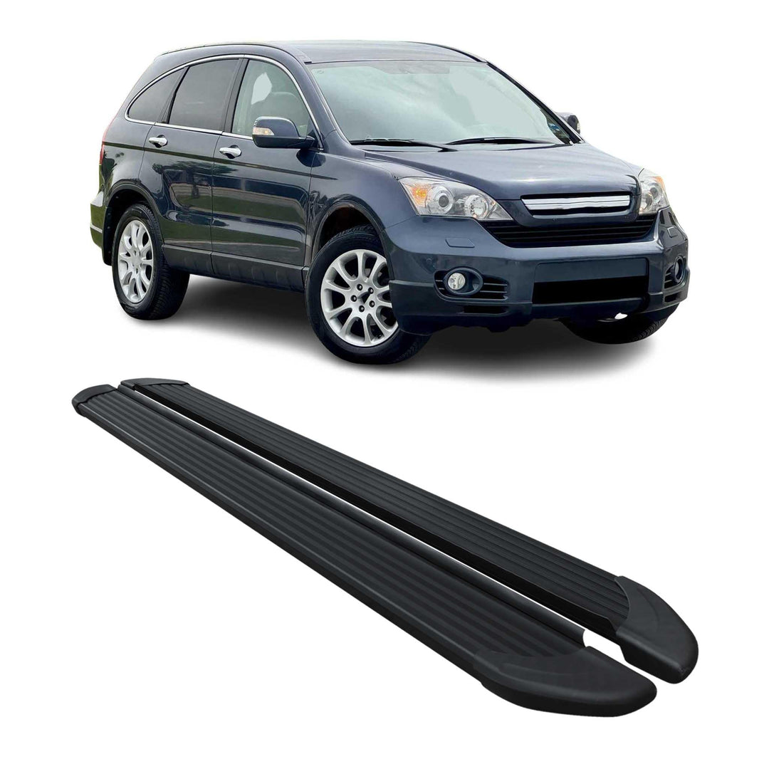 OMAC Trittbretter Seitenschweller Seitenschürze Kompatibel mit Honda CR-V 2007-2012 - 2X Aluminium H
