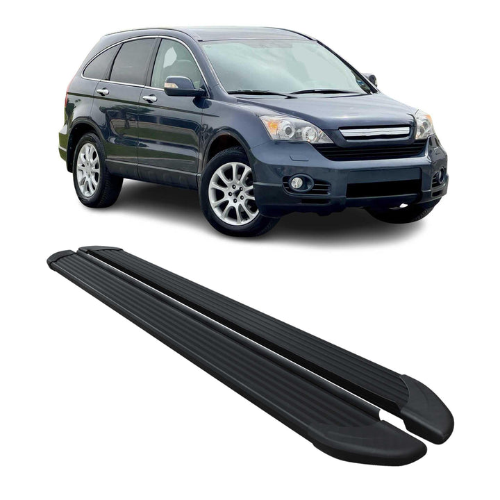 OMAC Trittbretter Seitenschweller Seitenschürze Kompatibel mit Honda CR-V 2007-2012 - 2X Aluminium H